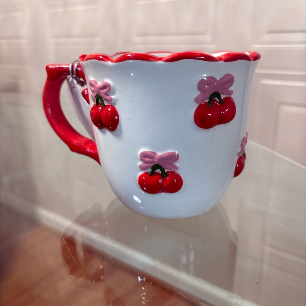 Brand New Strawberry Street Beautiful Cherry  Mug Coffee
